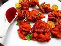 Pakoras, homemade