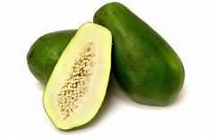 Papaya, raw, flesh only