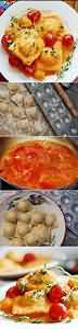 Pasta, ravioli, meat filling, canned in tomato sauce