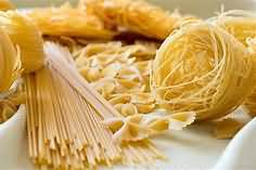 Pasta, white, dried, raw