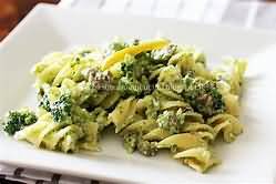 Pasta, white, twists, fusilli, dried, boiled in salted water