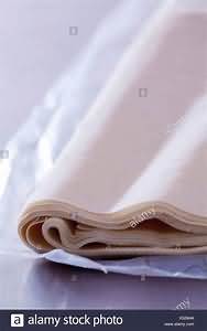 Pastry, filo, retail, uncooked