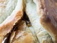 Pastry, flaky puff, retail, cooked