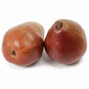 Pears, raw, flesh and skin