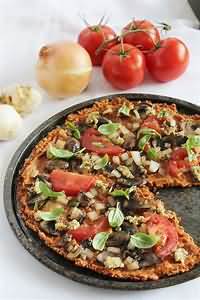 Pizza base, raw