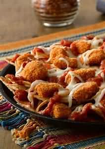 Pizza, chicken topped, retail