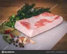 Pork, fat, average, raw