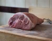 Pork, hand, shoulder joint, roasted, lean