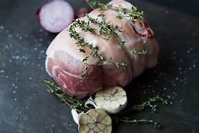 Pork, leg joint, raw, lean