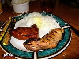 Pork, loin chops, microwaved, lean