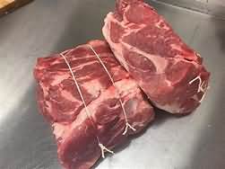 Pork, loin joint, raw, lean and fat