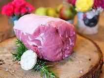 Pork, spare rib joint, pot-roasted, lean