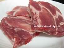 Pork, spare rib joint, raw, lean and fat