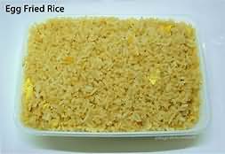 Rice, egg fried, takeaway
