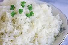 Rice, white, basmati, easy cook, boiled in unsalted water
