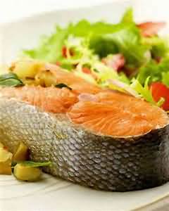 Salmon, wild, baked