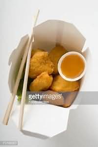 Sauce, sweet and sour, take-away