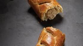 Sausage roll, flaky pastry, ready-to-eat, retail