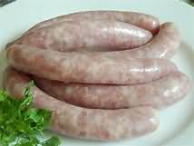 Sausages, pork, frozen, grilled