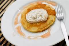 Scotch pancakes, homemade