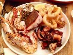 Seafood selection