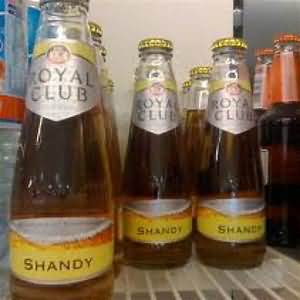 Shandy, bottled or canned