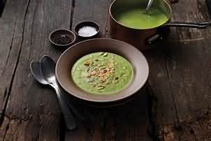 Soup, broccoli and stilton, carton, chilled