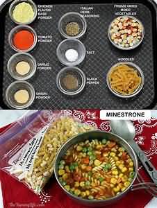 Soup, instant, dried, as served