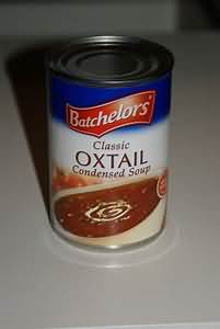 Soup, oxtail, canned