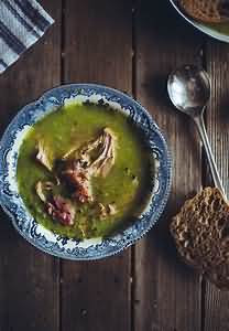 Soup, pea and ham, homemade