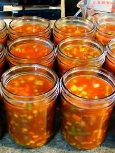 Soup, vegetable, canned