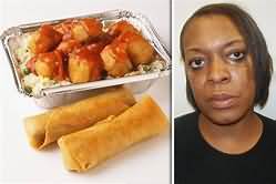 Spring rolls, meat, takeaway