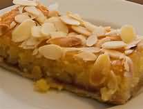 Tart, bakewell, homemade