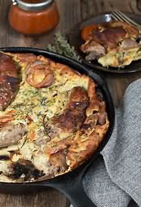 Toad in the hole, homemade