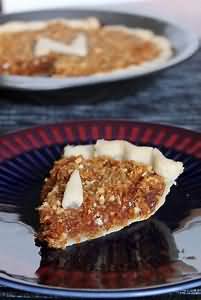 Treacle tart, homemade