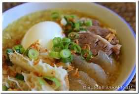 Tripe and onions, stewed, homemade