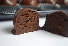 Truffles, rum, homemade