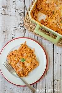 Turkey and pasta bake, homemade