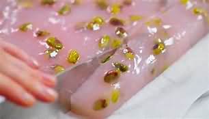 Turkish delight, with nuts, homemade