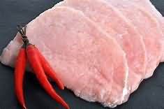 Veal, escalope, raw