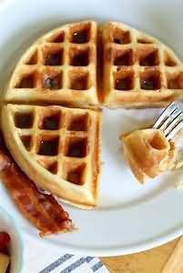 Waffles, homemade