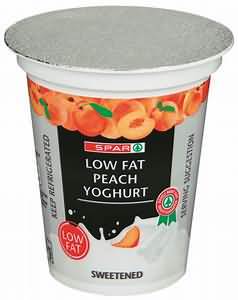Yogurt, low fat, fruit
