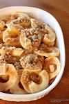 Apples, cooking, baked with sugar, flesh only