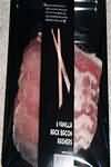 Bacon rashers, back, microwaved