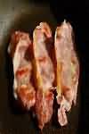 Bacon rashers, back, smoked, grilled