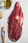 Beef, flank, raw, lean