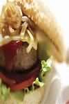 Beef, mince patties, barbecued
