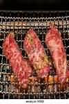 Beef, rump steak, barbecued, lean and fat