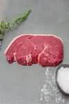 Beef, rump steak, from steakhouse, lean only