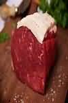 Beef, topside, microwaved, lean
